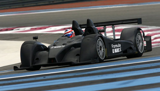 Illustration for article titled Corvette-Engined Formula Le Mans LMP2 Racer Makes Angry Noises
